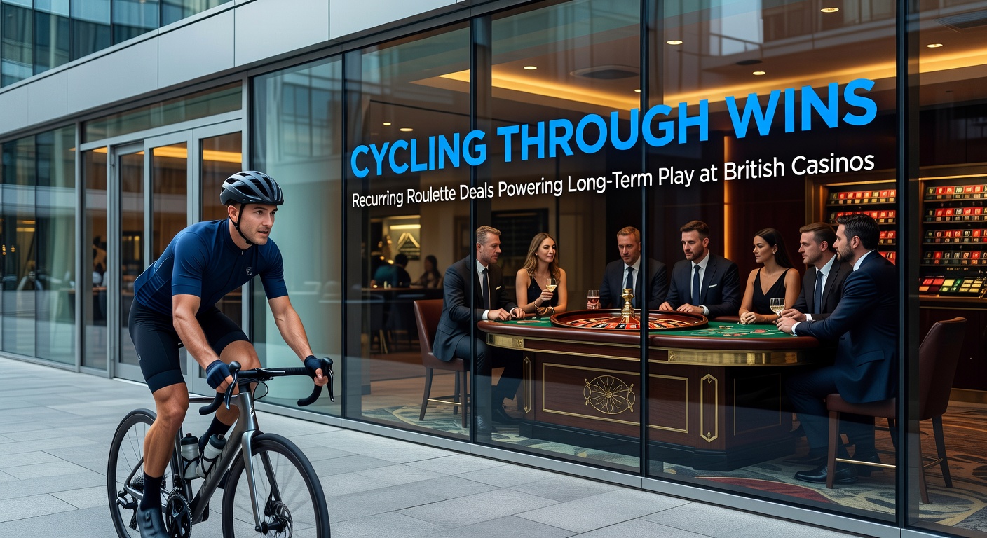 Close-up of a player's screen showing a recurring roulette bonus activation, with cycling icons and win notifications in a modern casino interface