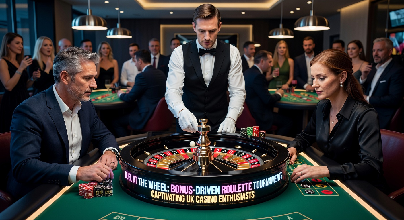 Close-up of roulette wheel in tournament action, with digital leaderboards displaying player scores and bonus multipliers