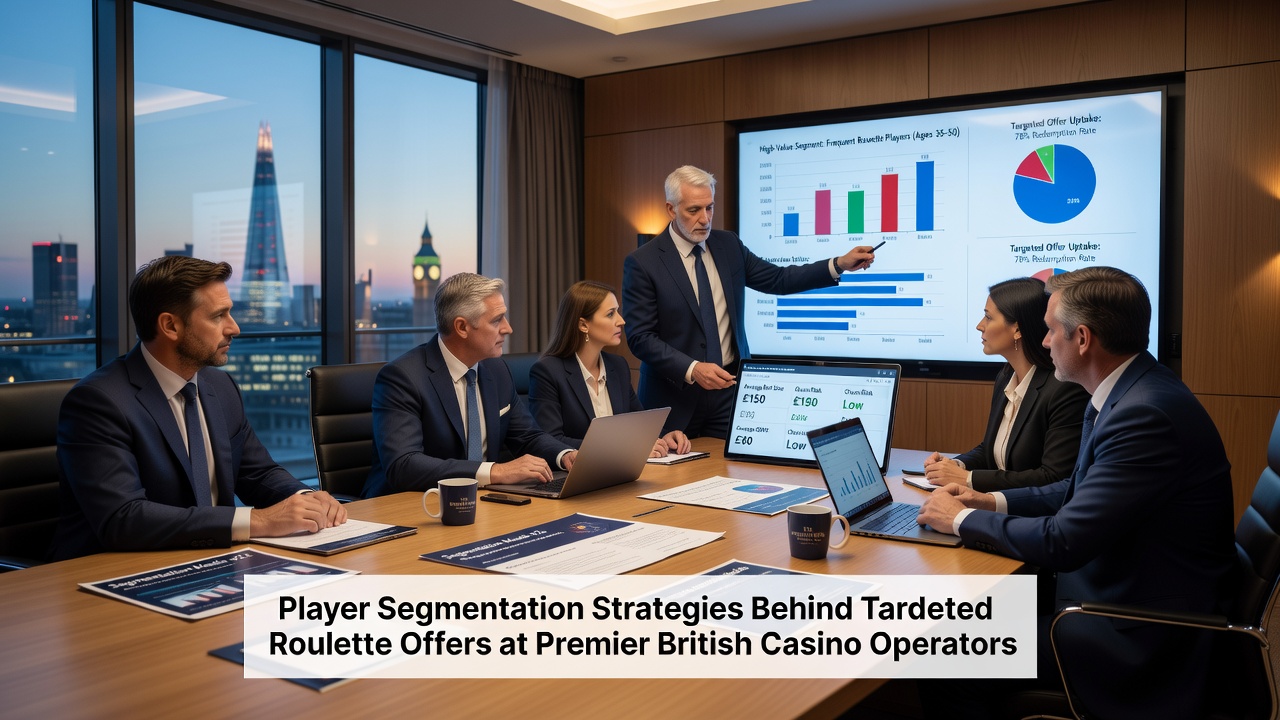 Illustration of player segmentation models used by British casino operators to tailor roulette offers