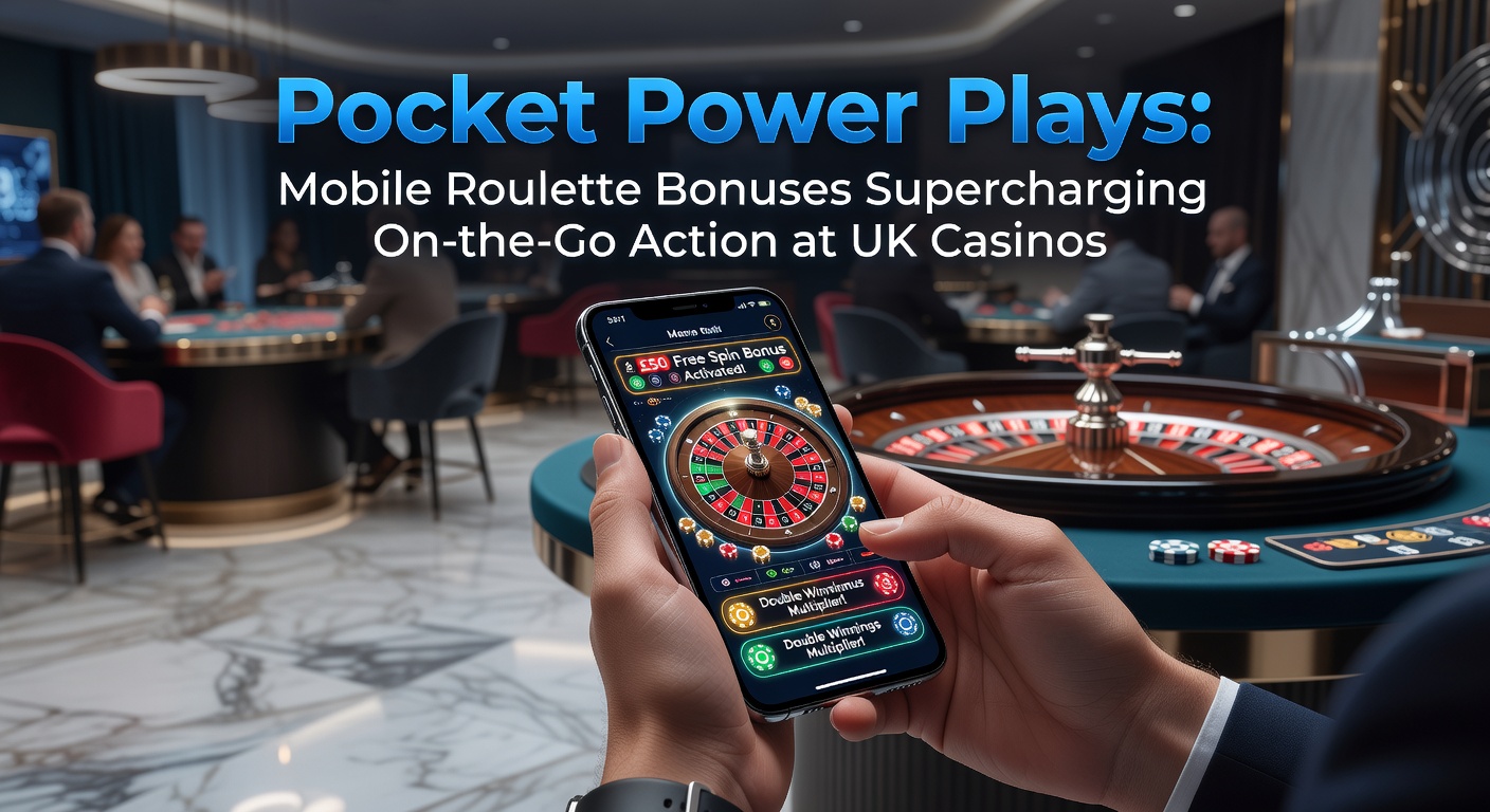 Smartphone displaying a vibrant mobile roulette game with bonus notifications popping up during a spin session at a UK online casino